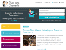 Tablet Screenshot of dicasparacasamento.com